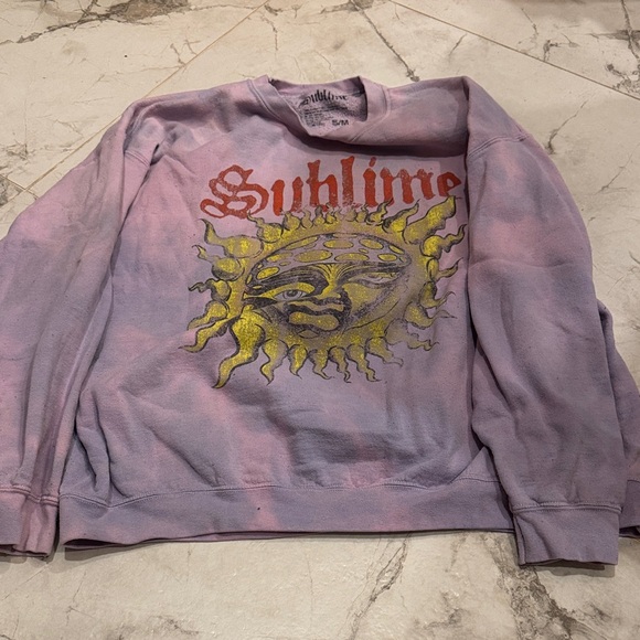 Sublime Tops - Sublime Women's Purple and Gold Sweatshirt